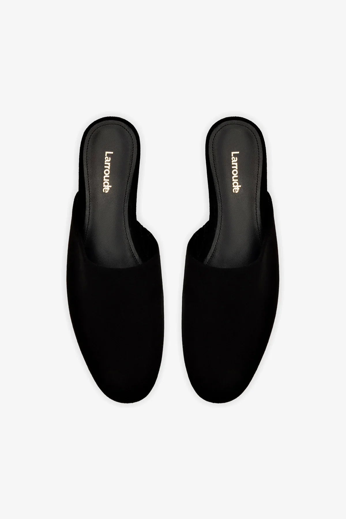 Mule Flat Venice e Clutch Camurça Preto