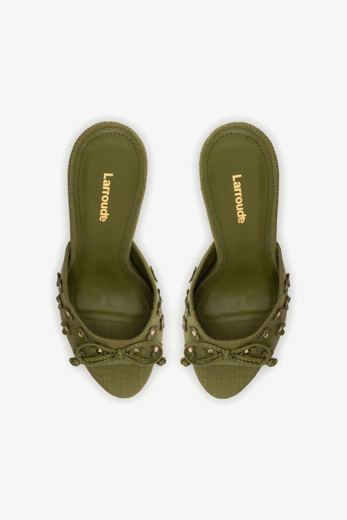 Mule Jasmine Hi Ráfia Verde