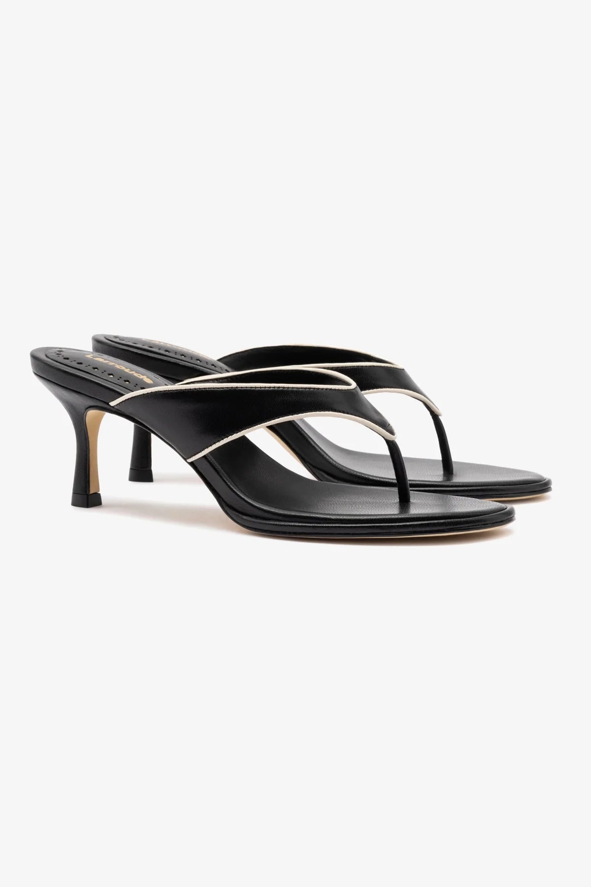 Sandália Gaia Couro Preto