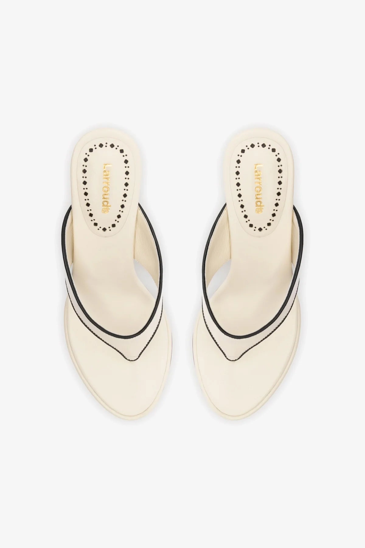 Sandália Gaia Couro Off White