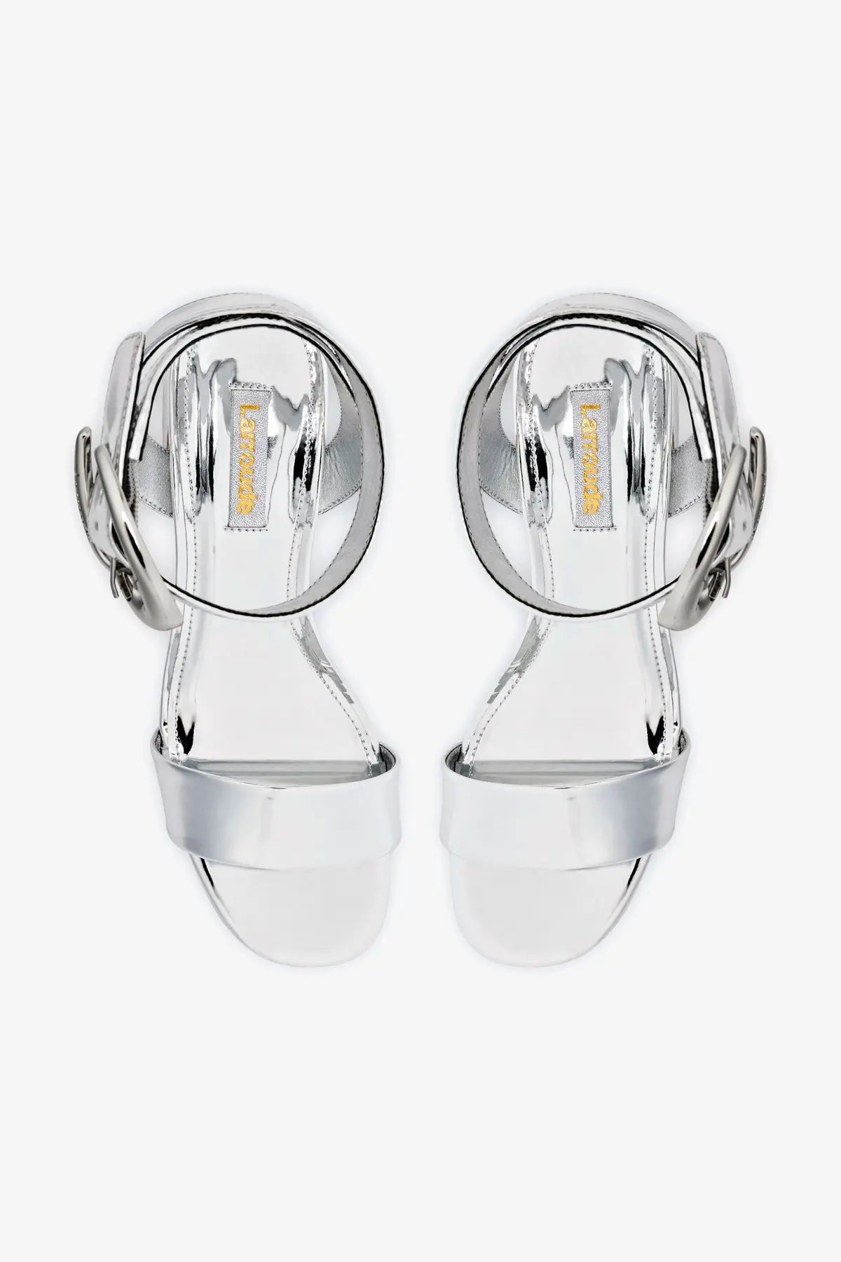 Sandália Dolly Verona Low Couro Prateado