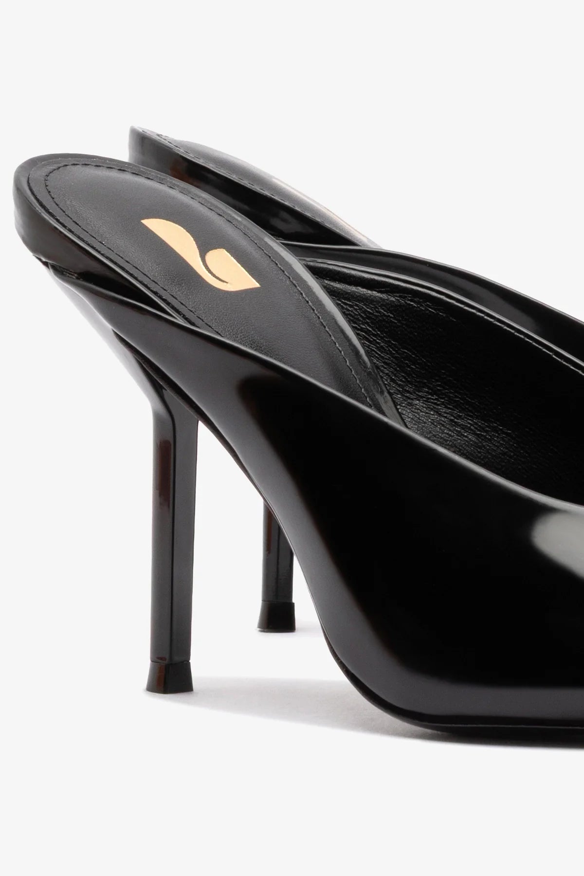 Mule Lova Couro Preto