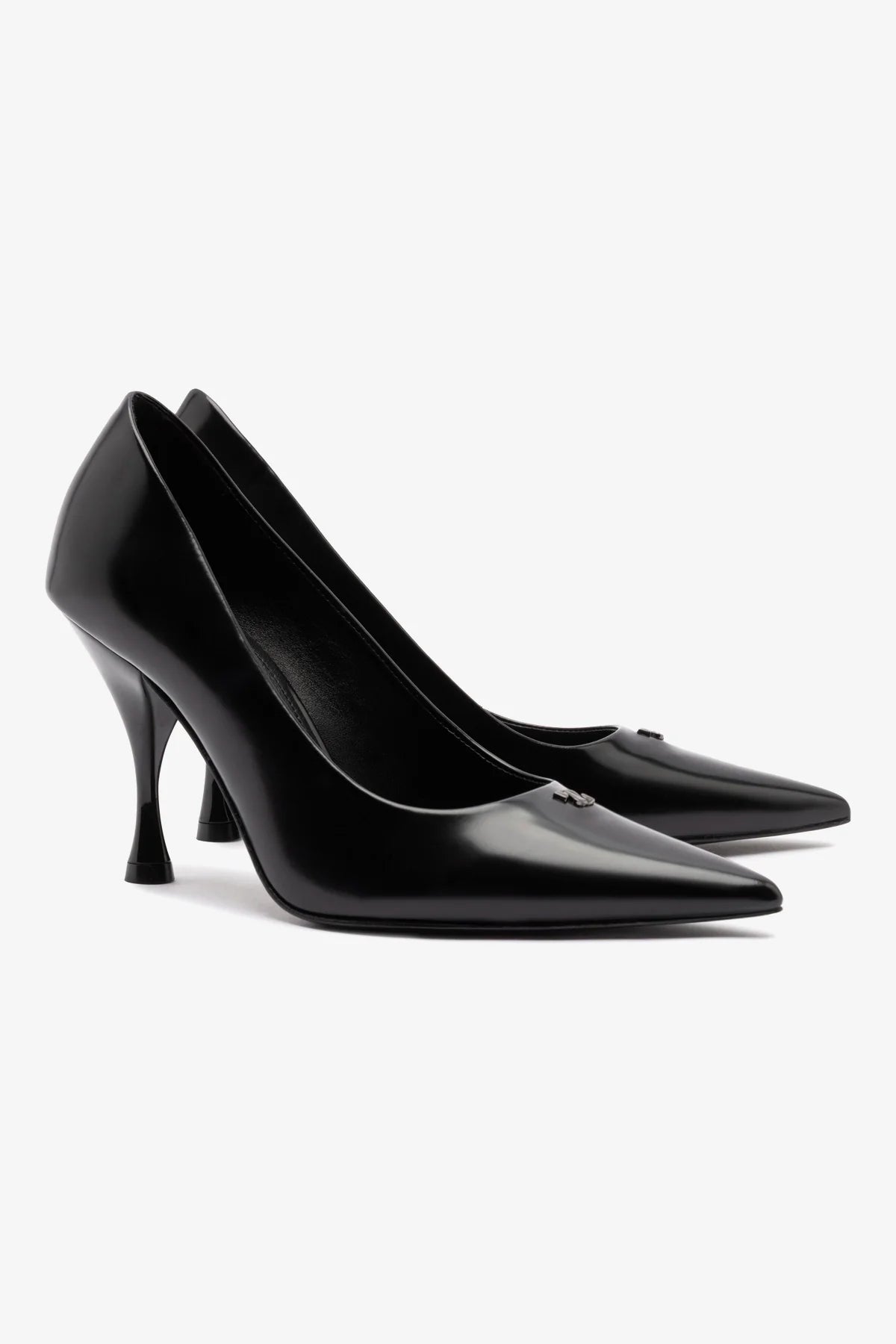 Scarpin Stone Couro Preto