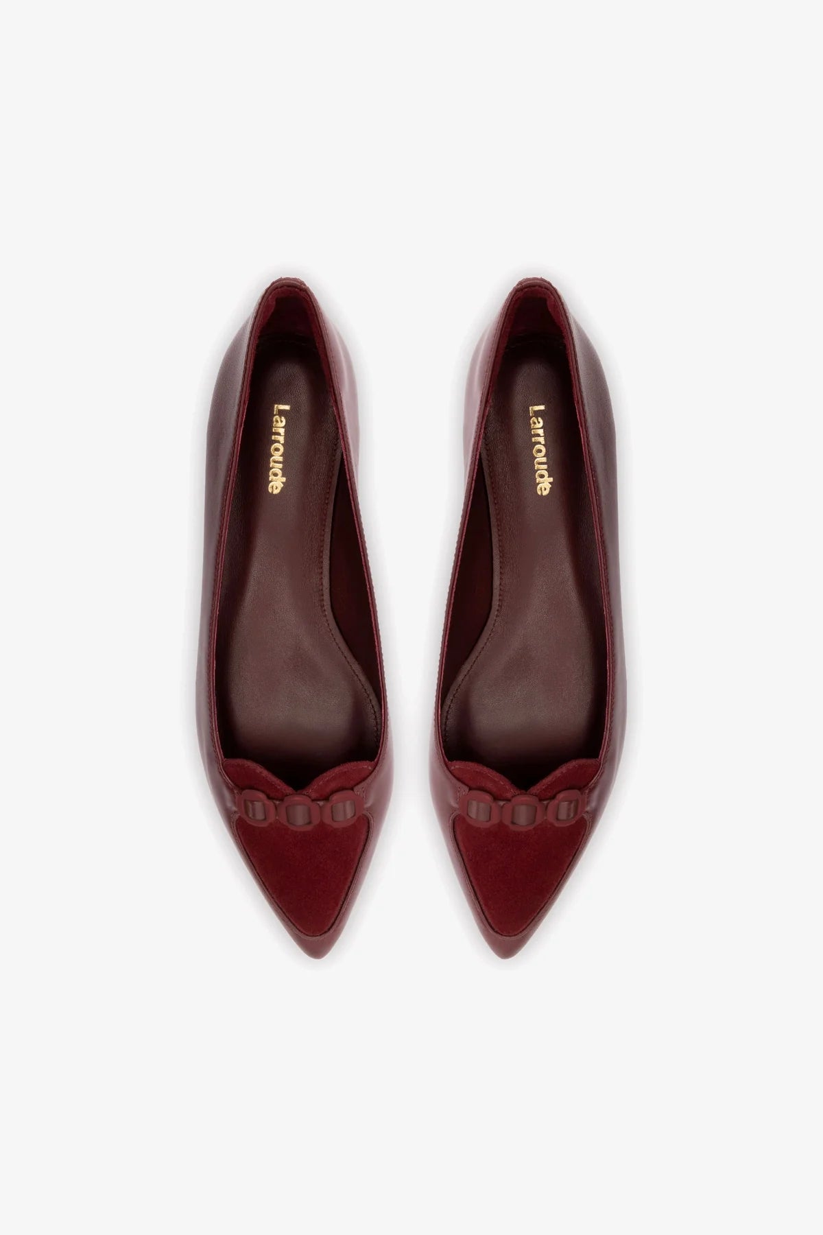 Mocassim Audrey Couro Bordô