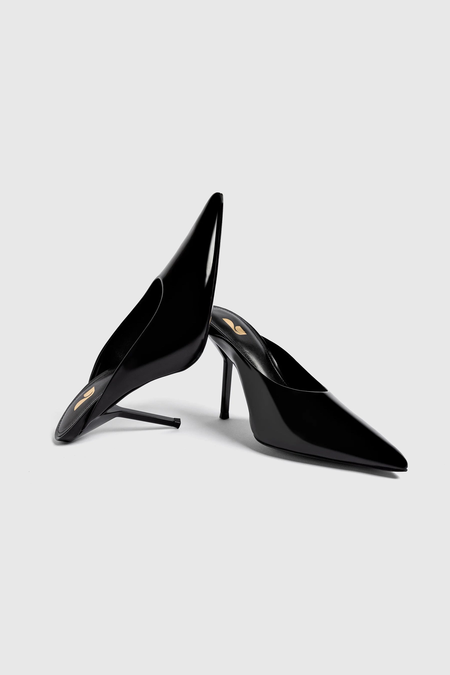 Mule Lova Couro Preto