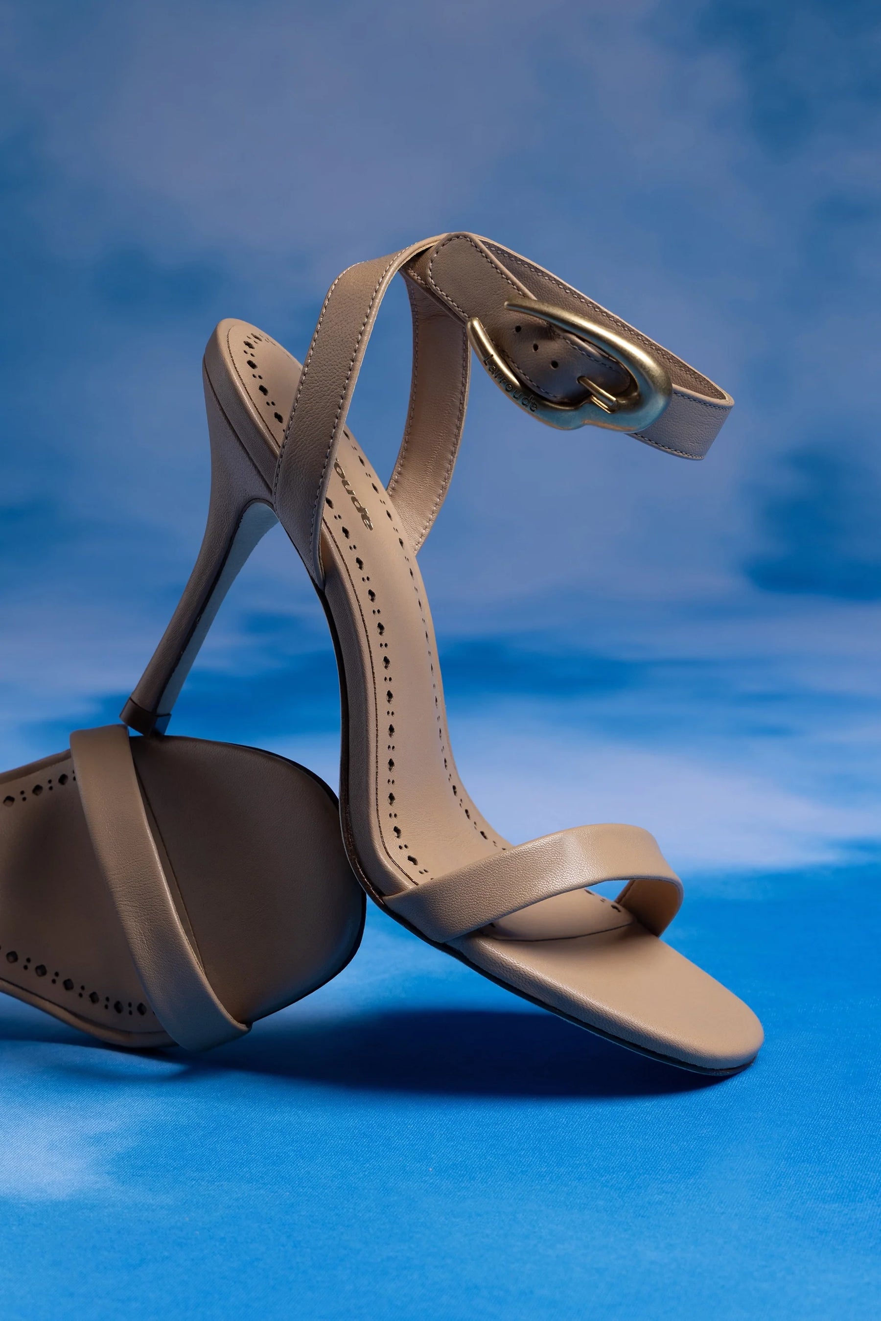 Sandália Verona Couro Bege