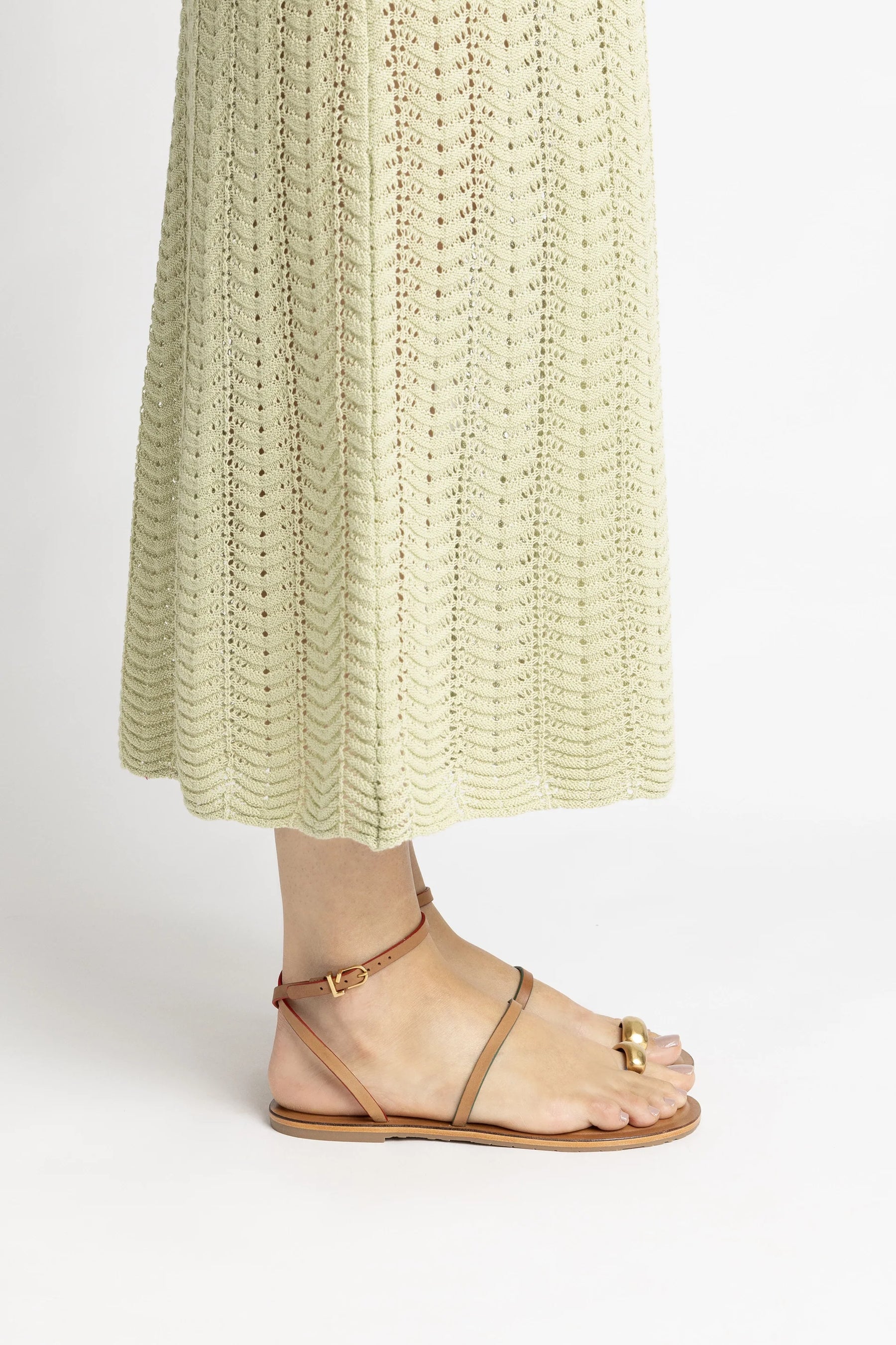 Flat Biarritz Couro Caramelo