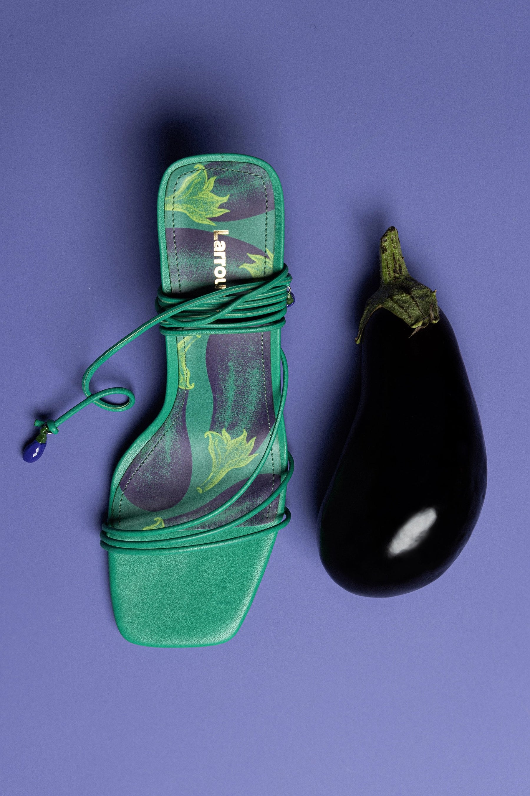 Sandália Nadia Couro Verde