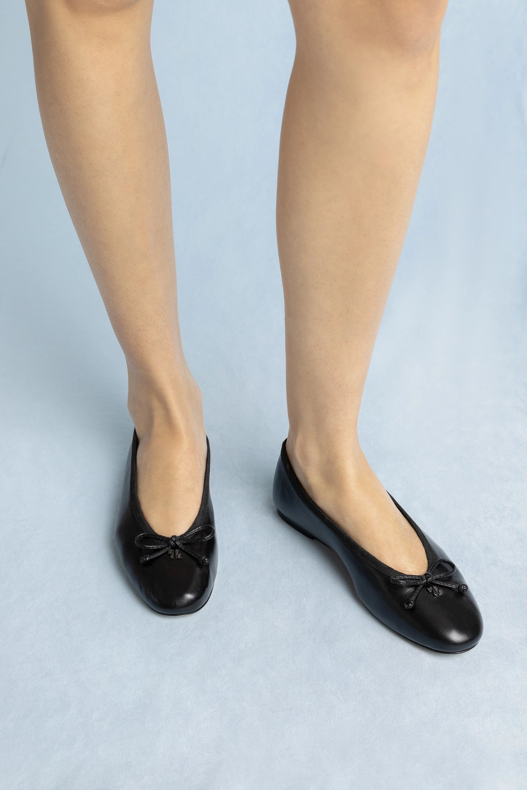 Sapatilha Pavlova Couro Preto