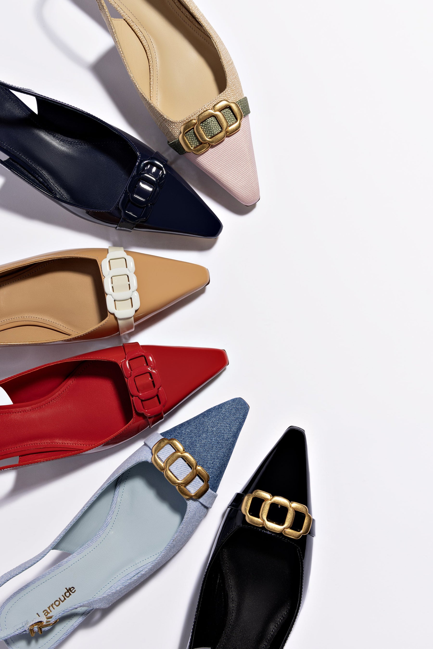 Slingback Franca Jeans Azul