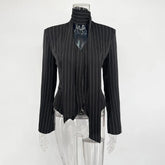 Conjunto Tulipa 3 Peças Feminino Elegante com Blazer e Vestido Curto