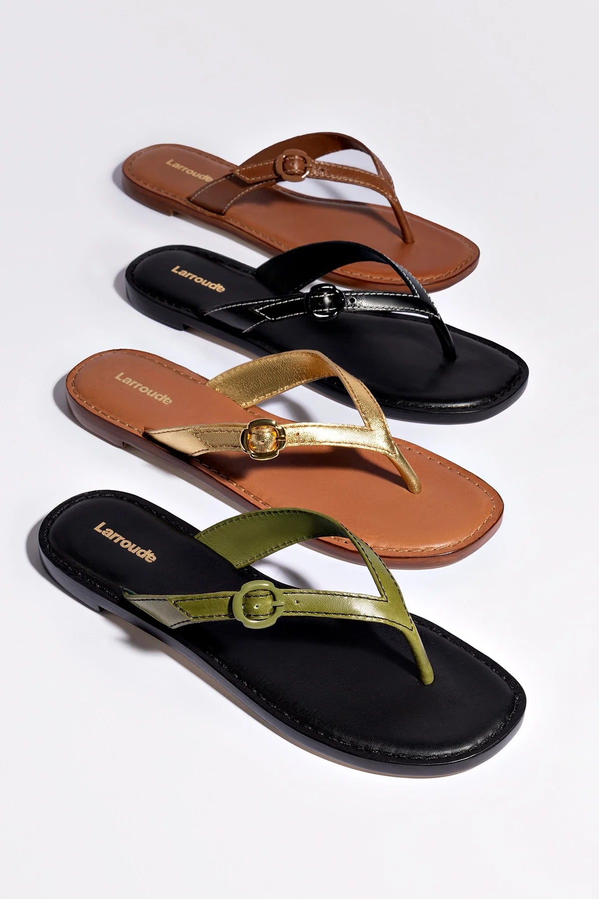 Flat Mary Kate Couro Preto