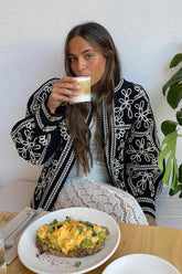 Jaqueta Saranova Color-blocked de Algodão