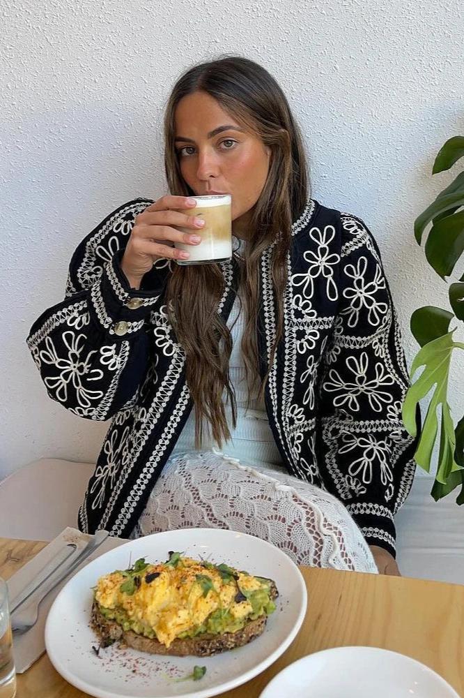 Jaqueta Saranova Color-blocked de Algodão