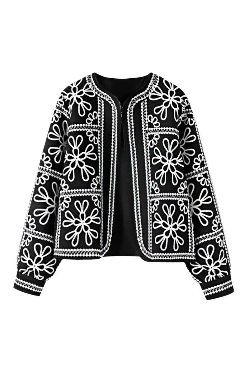 Jaqueta Saranova Color-blocked de Algodão