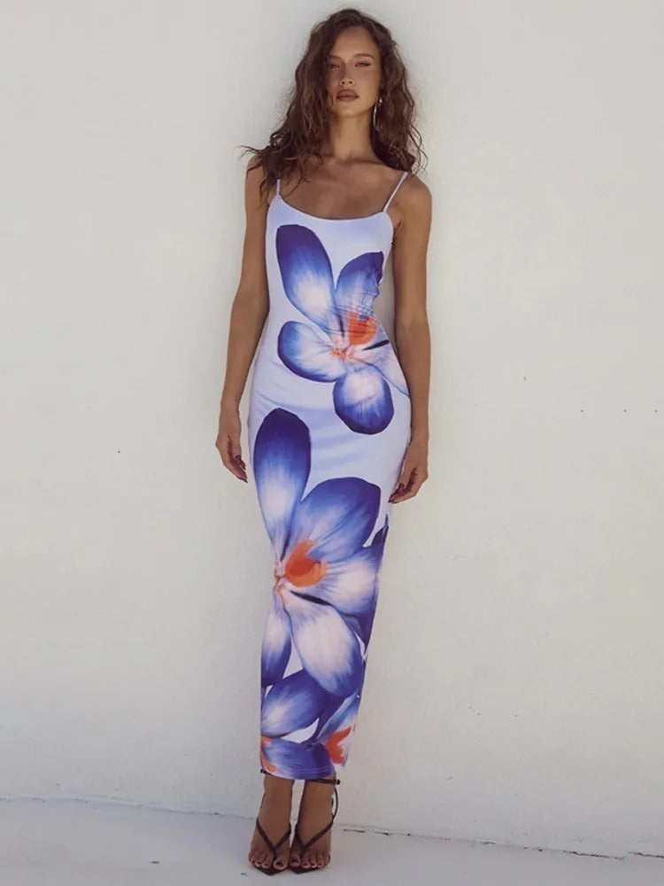 Vestido Midi Floral - Olivia