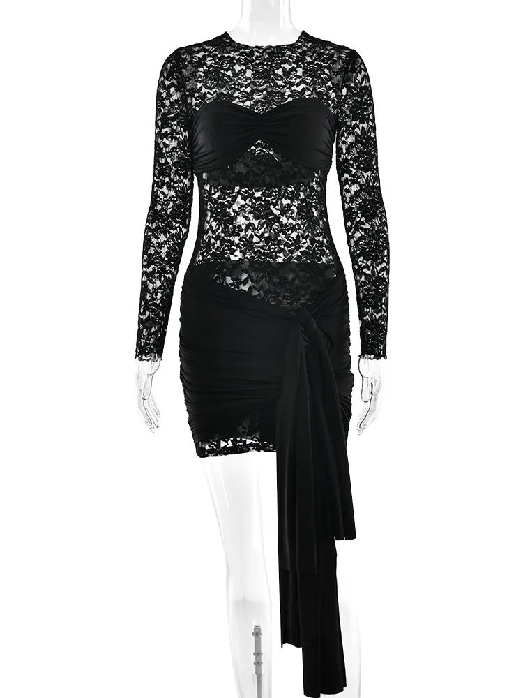 Vestido Feminino Curto Renda - Lily