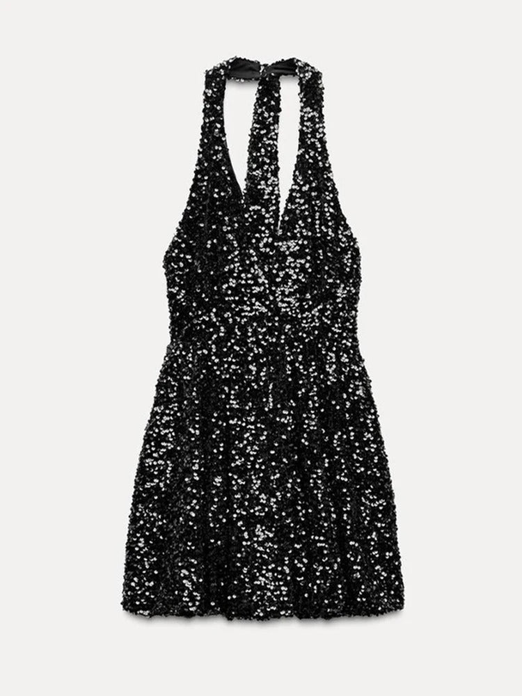 Vestido Feminino Festa Curto Brilho - Karine