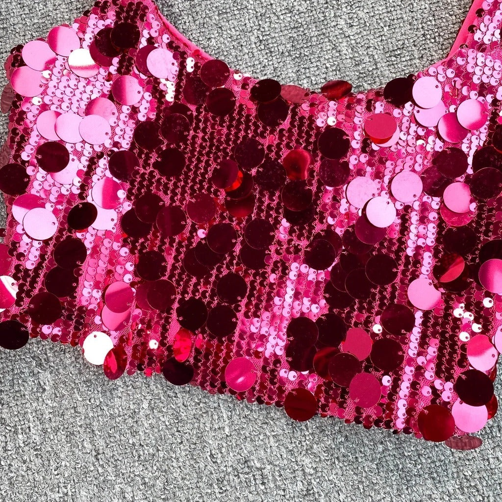 Top Brilho Strass Carnaval