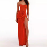 Vestido Elegante Longo Corset - Luana