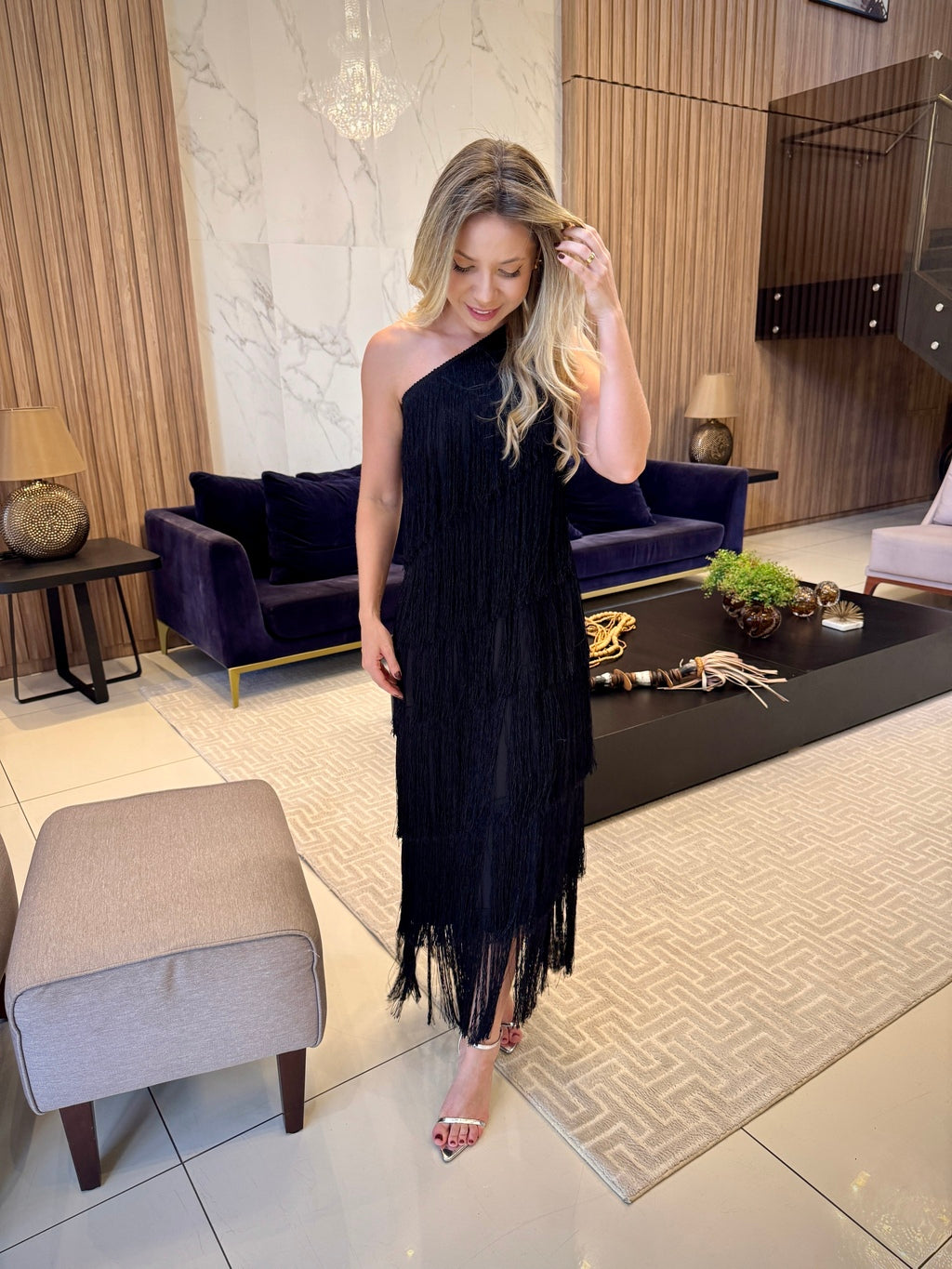 Vestido Feminino Elegante Longo - Amanda