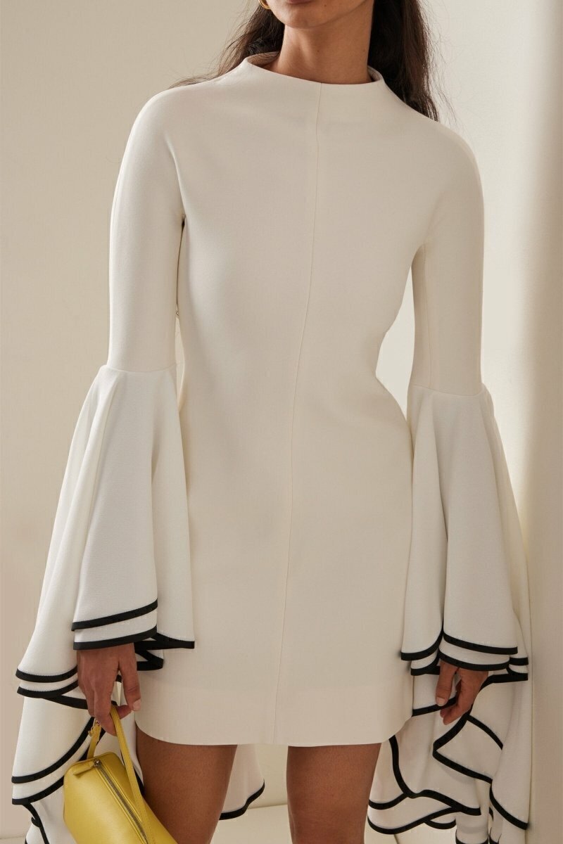 Vestido Feminino de Manga Bufante - Maxime