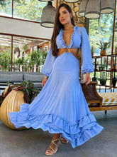 Vestido Elegante Azul - Maria