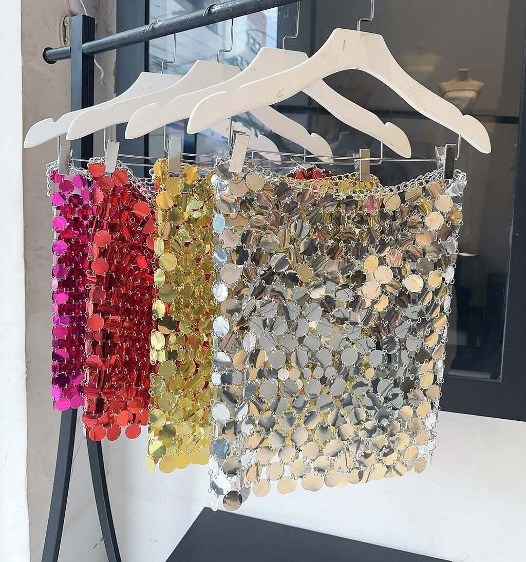 Saia Vazada Brilho Carnaval - Folia