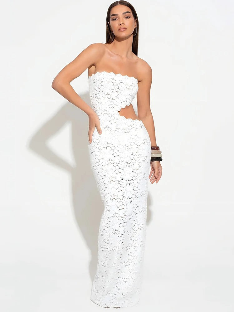 Vestido Feminino Elegante Sem Mangas - Alicia