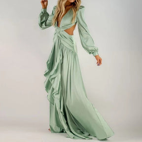 Vestido Longo Viscose - Nathalia