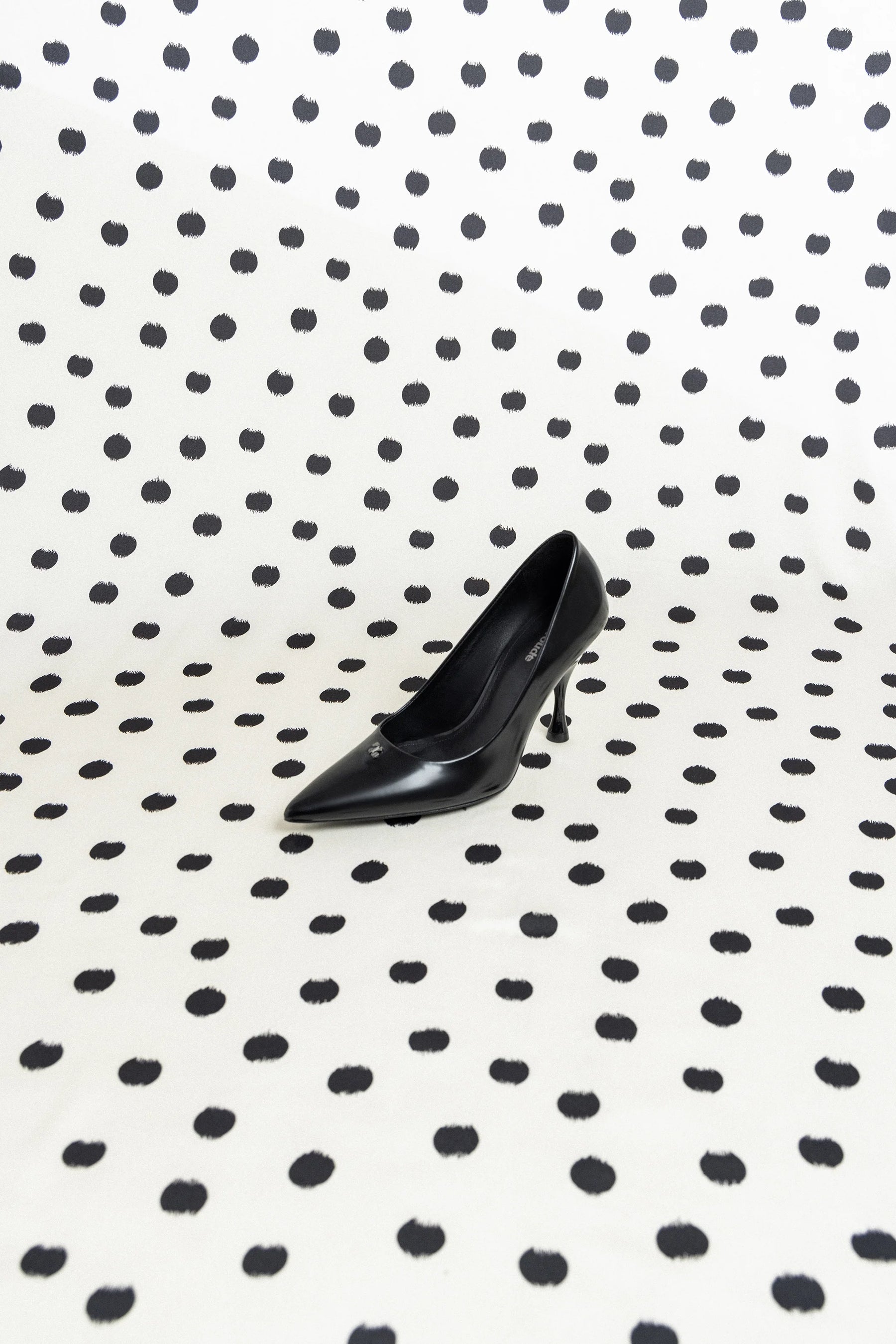 Scarpin Stone Couro Preto