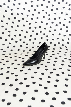 Scarpin Stone Couro Preto