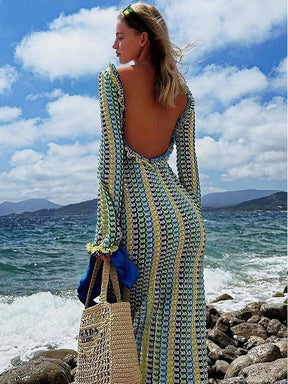 Vestido Feminino Crochê Longo - Kyra