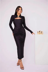 Vestido Elegante Geométrico - Beatriz