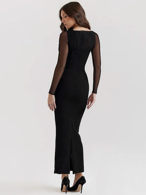 Vestido Elegante Decote - Barbara