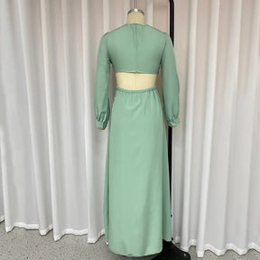 Vestido Longo Viscose - Nathalia