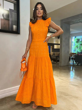 Vestido Feminino Elegante Midi - May