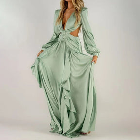 Vestido Longo Viscose - Nathalia