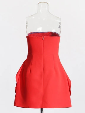 Vestido Curto Vermelho - Virginia