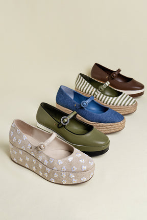 Flatform Blair Couro Marrom