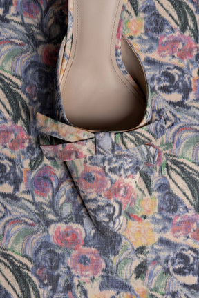 Larroudé x Markarian: Mule Jacquard Azul