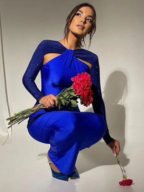 Vestido Justo Maxi - Marina
