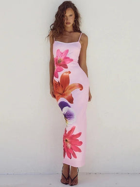 Vestido Midi Floral - Olivia