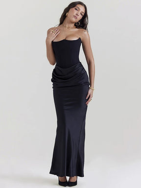 Vestido Elegante Midi Corset - Eduarda