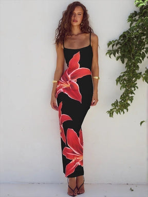 Vestido Midi Floral - Olivia