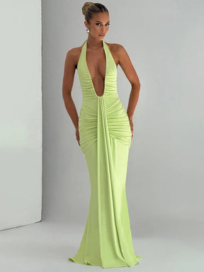 Vestido Feminino Longo Decote - Aylin