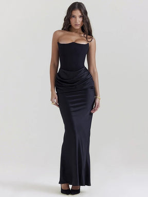 Vestido Elegante Midi Corset - Eduarda