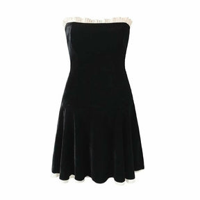 Vestido Tomara que Caia de Veludo - Brenda