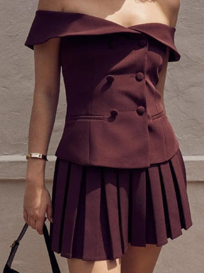 Conjunto Blusa Saia Moderna - Stella