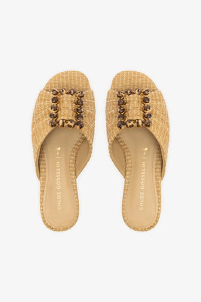 Chloe Gosselin by Studio Larroudé: Flat Nova Ráfia Natural